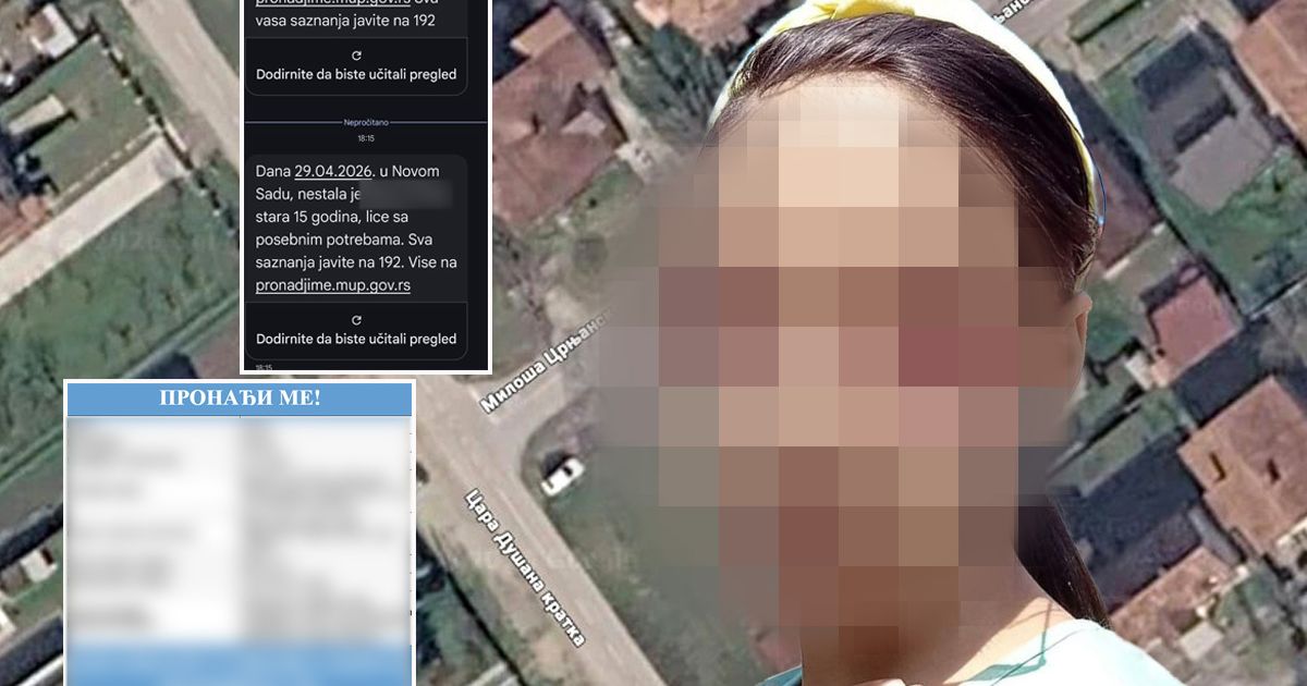 Here is where the 15-year-old girl was last seen: She ran away from school with friends, and all trace of her was lost!