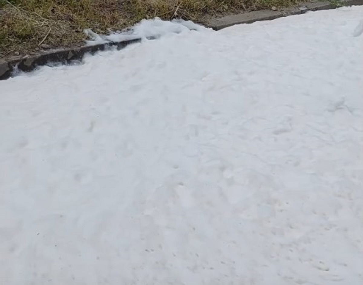Šok u Beogradskoj! Gejzir PIVA izvire iz ulice: Sve se zabelelo od pene!