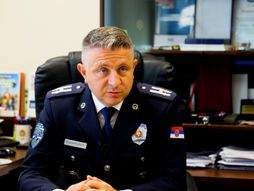 Slaviša Lakićević, načelnik Uprave saobraćajne policije