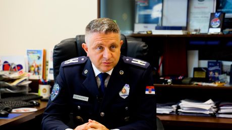 Slaviša Lakićević, načelnik Uprave saobraćajne policije