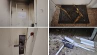 Prve slike strašnog požara na Voždovcu: Izgorela vrata, garež i razbacane stvari u Zaplanjskoj, žena stradala