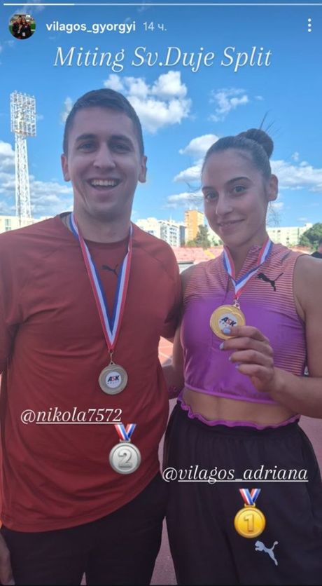 Nikola Rosić i Adriana Vilagoš