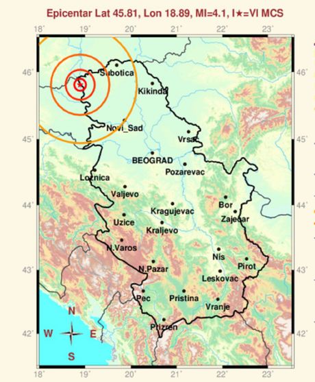 Epicentar zemljotresa