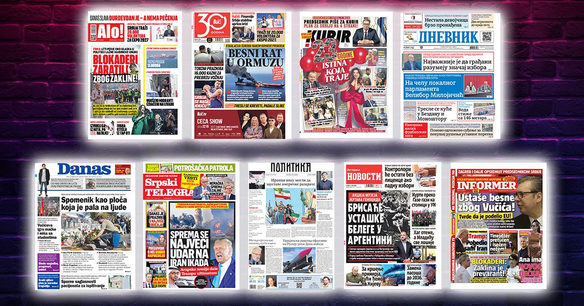 HEADLINES OF TODAY'S NEWSPAPERS: Flipping through the press for Wednesday, May 6, 2026
