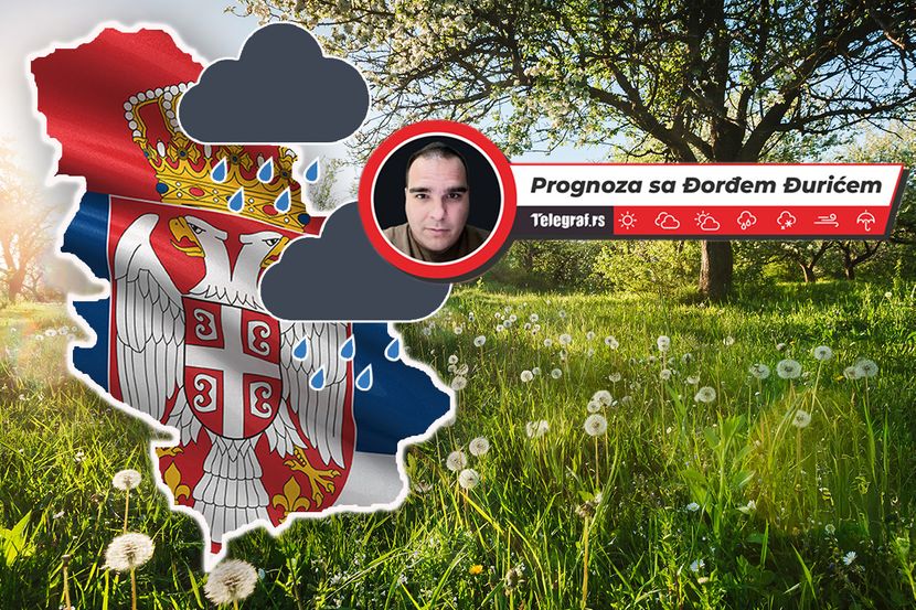 Evo kakav je dan pred nama i gde ce padati i grmeti: Temperatura do 32 stepena