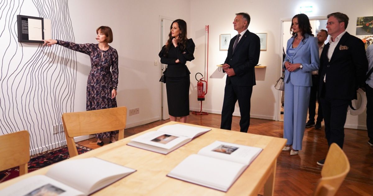 Nikola Selaković i Tamara Vučić na otvaranju paviljona Gruzije i BiH na Bijenalu u Veneciji