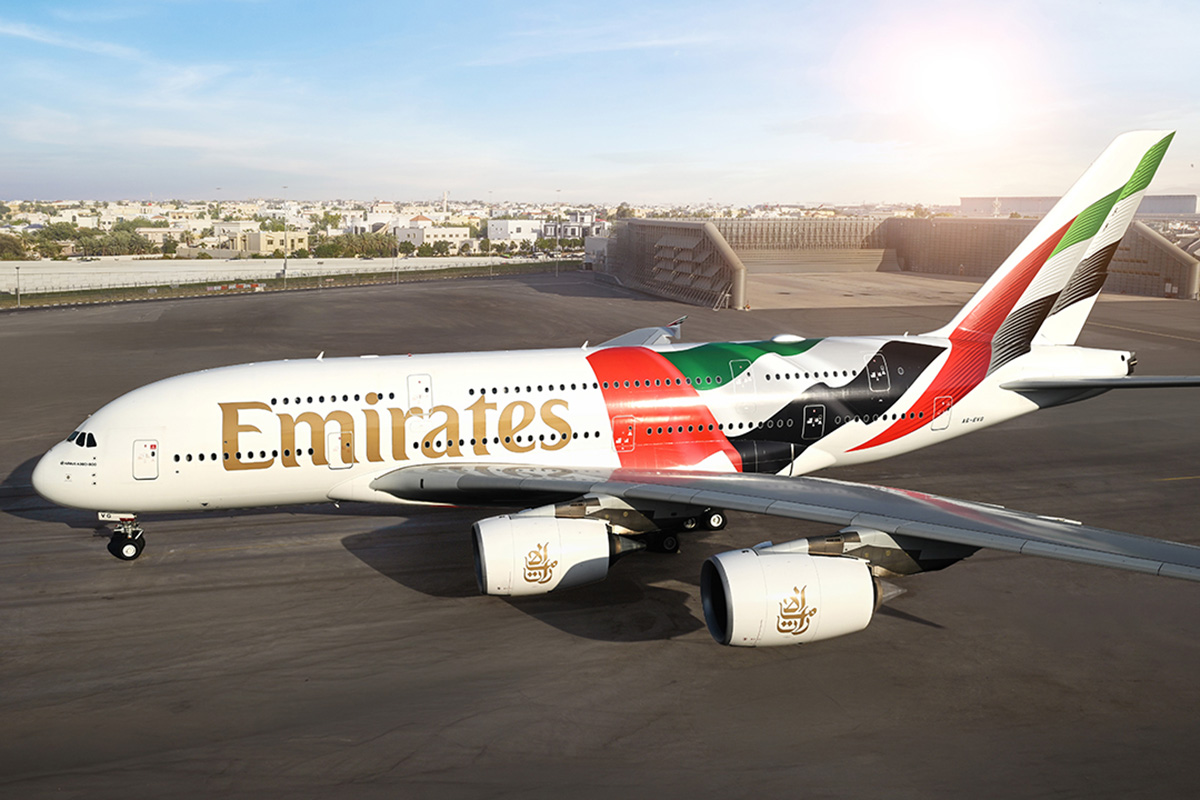 Ovako se nosi zastava: Emirati pretvaraju najveće avione u leteće simbole države