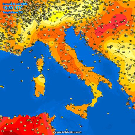 Današnje temperature vazduha