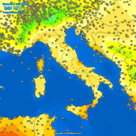 Trenutne temperature vazduha
