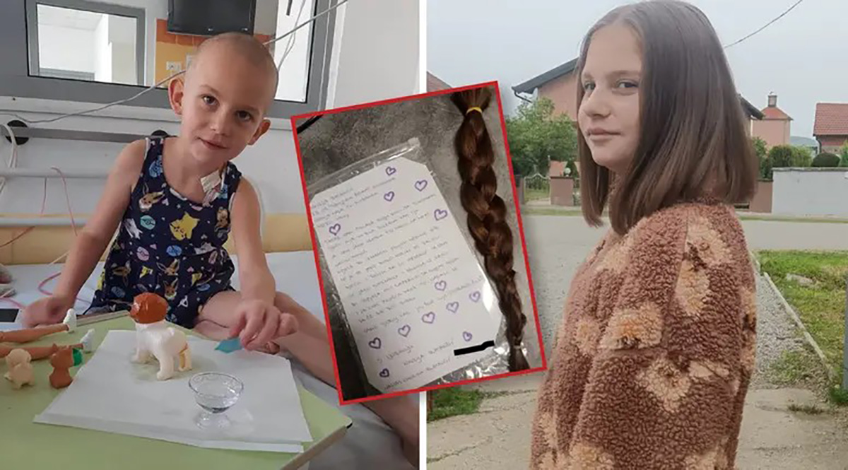 Devojčica sa slike je mala junakinja velikog srca! Nikolija (10) je pobedila rak, a sada pomaže bolesnoj deci