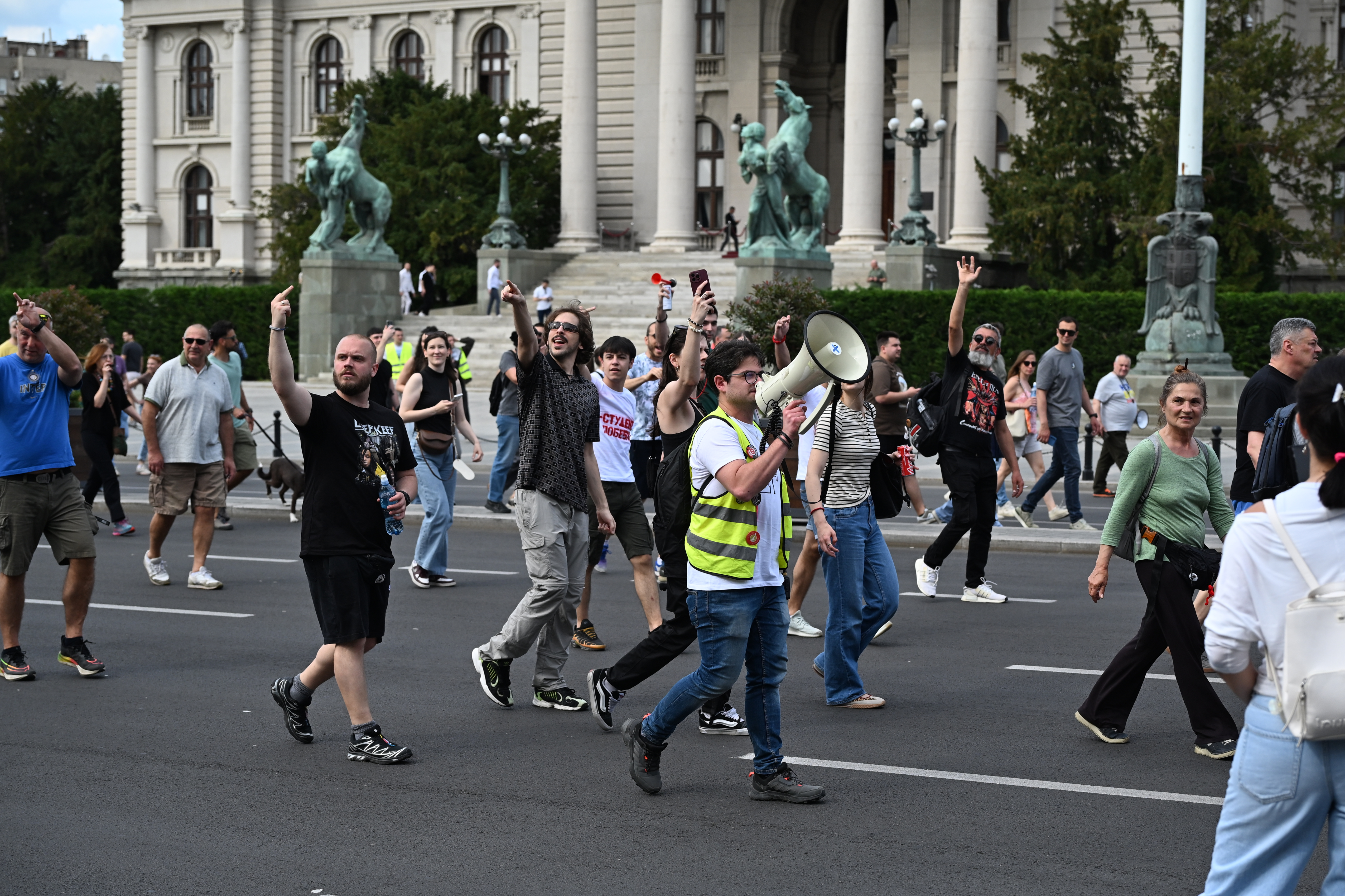U Beogradu održana protestna šetnja studenata u blokadi