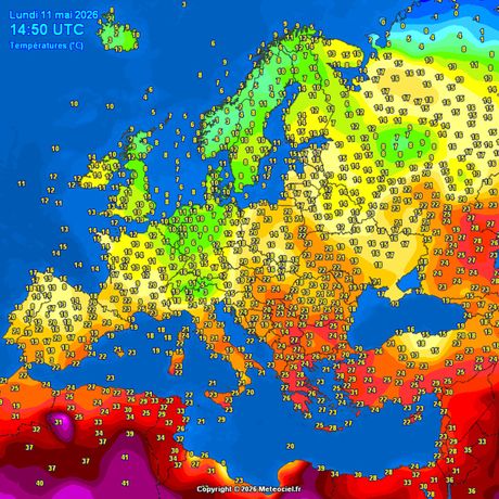 Današnje temperature vazduha