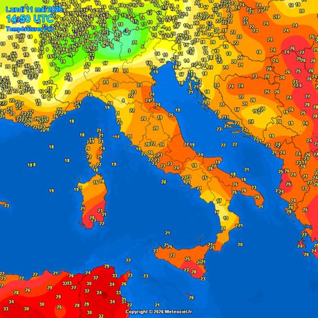 Današnje temperature vazduha