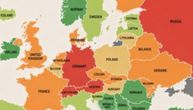 Objavljena nova karta Evrope: Srbija potpuno u zelenom, a Nemačka u crvenom, ovo je razlog