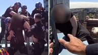 DRAMA NA VRHU NEBODERA Policija spasila ženu jezive smrti: Snimak se gleda sa ivice stolice!