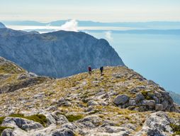 Biokovo, more, planina, Makarska, Hrvatska