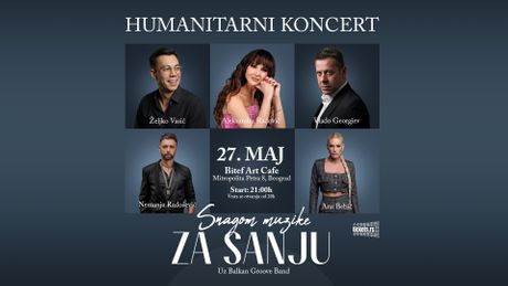 Aleksandra Radović, Vlado Georgiev, Željko Vasić i Ana Bebić - Snagom muzike za Sanju