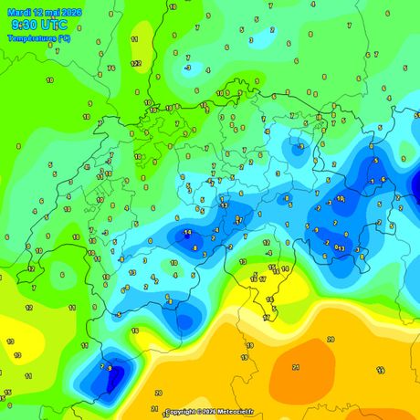 Trenutne temperature vazduha