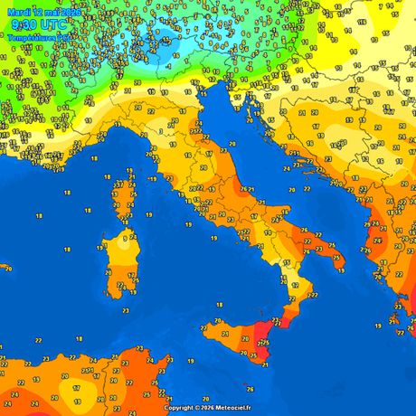 Trenutne temperature vazduha