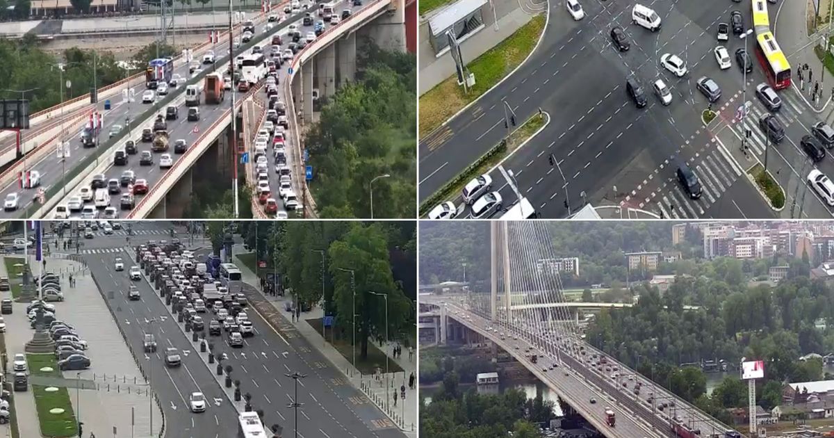 Utorak, tmurno je, kiša samo što nije pala, gužve se formirale: Izbegavajte ove delove Beograda, haotično je