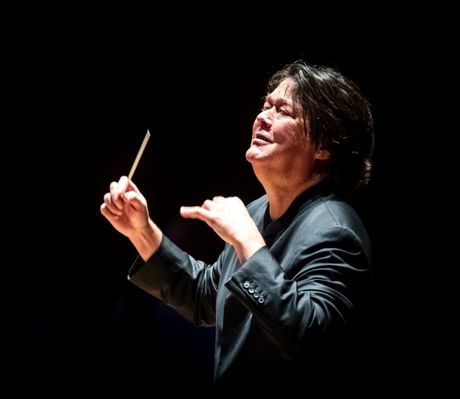 Dirigent Džozef Svensen i violončelista Zlatomir Fang, Beogradska filharmonija