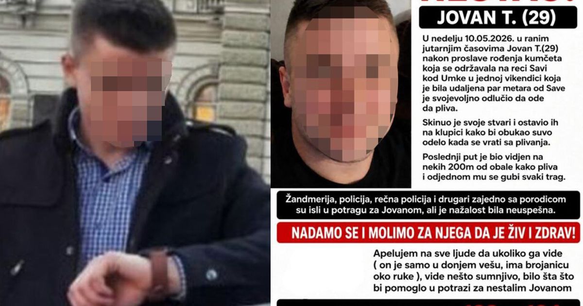 JEDNA BROJANICA I NADA KOJA NE GASNE: Porodica nestalog Jovana u agoniji, sestra otkrila istinu o kobnom jutru