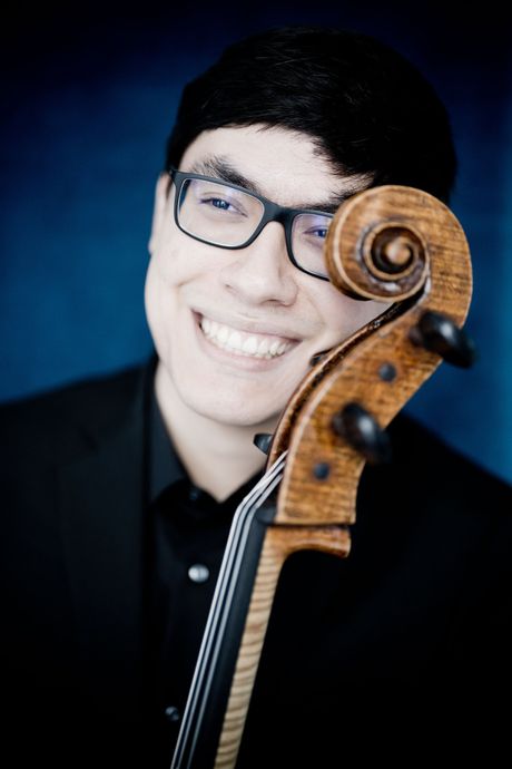 Dirigent Džozef Svensen i violončelista Zlatomir Fang, Beogradska filharmonija