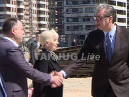 Aleksandar Vučić, 14.5.2026. Gradilište u okviru EXPO projekta
