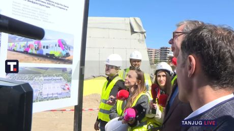 Aleksandar Vučić, 14.5.2026. Gradilište u okviru EXPO projekta