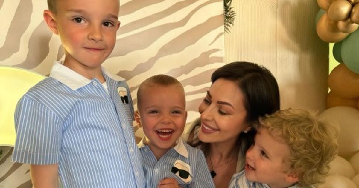 Ceca grli trojicu unuka, Željko i Krstan u košuljama poznatog svetskog brenda: 