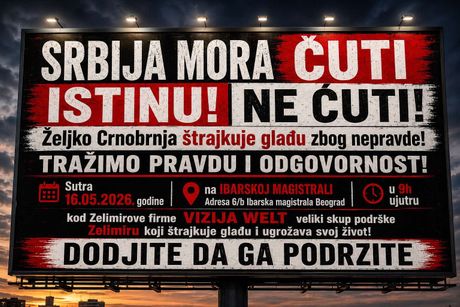Želimir Crnobrnja, štrajk glađu