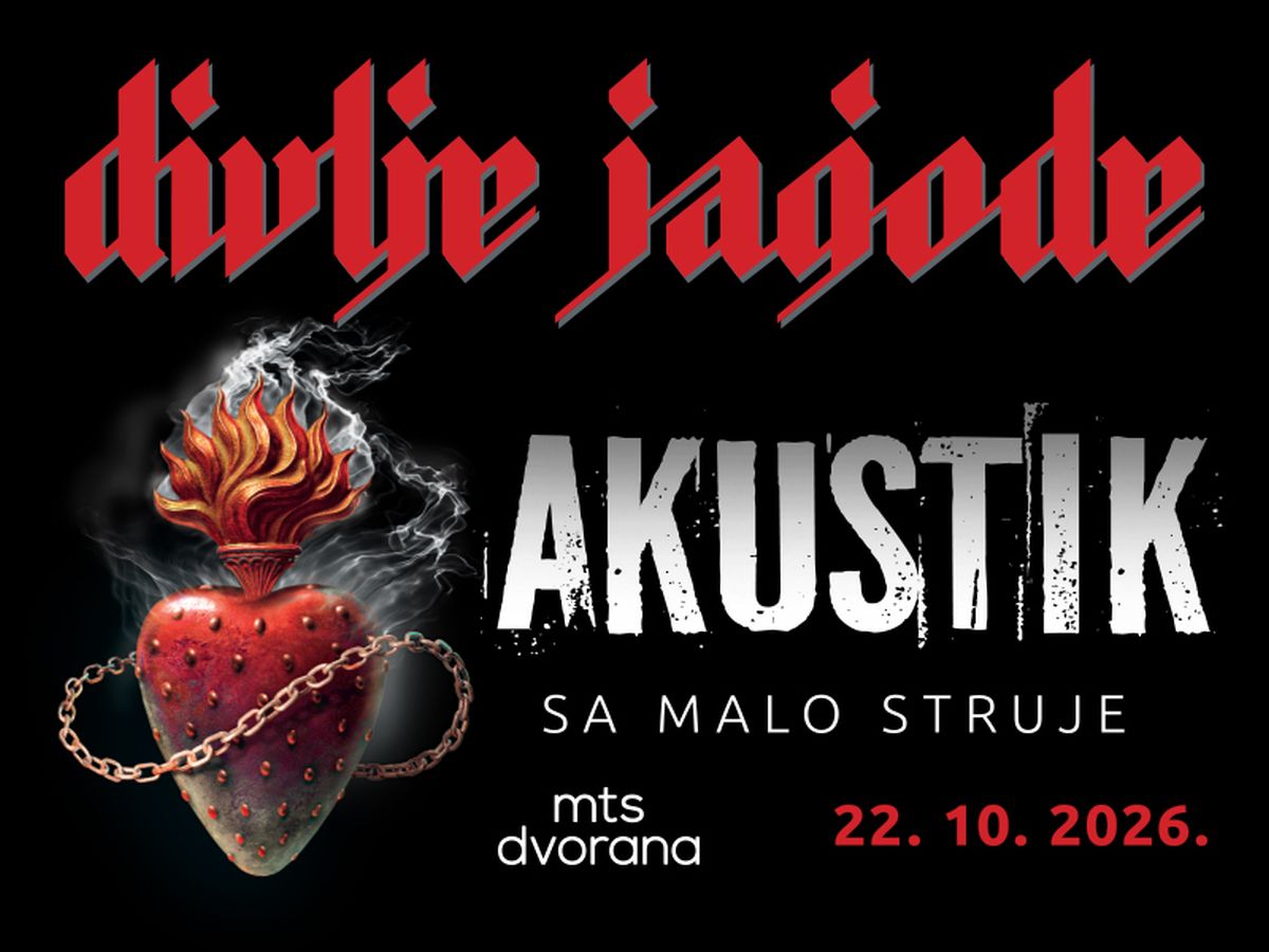 Divlje jagode ponovo u Beogradu: Akustični koncert u mts Dvorani donosi ekskluzivne verzije hitova