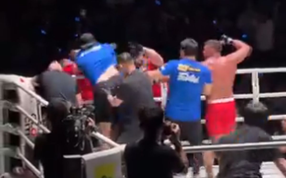 Brutalno nokautirao "senegalsku zver" i završio karijeru, a onda je viđena strašna masovna tuča u ringu!