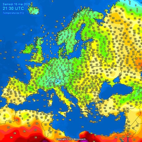Trenutne temperature vazduha