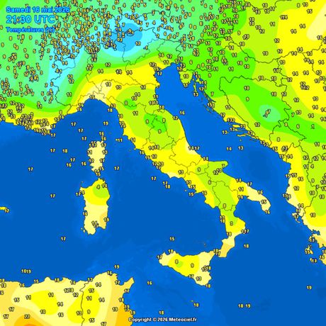 Trenutne temperature vazduha