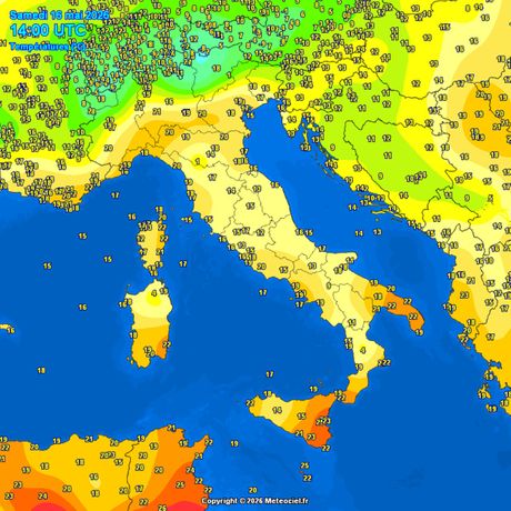 Trenutne temperature vazduha