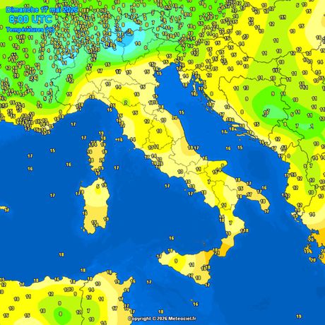 Temperature vazduha ovog jutra