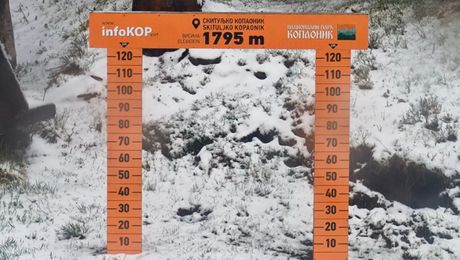 Sneg na Kopaoniku, 17. maj