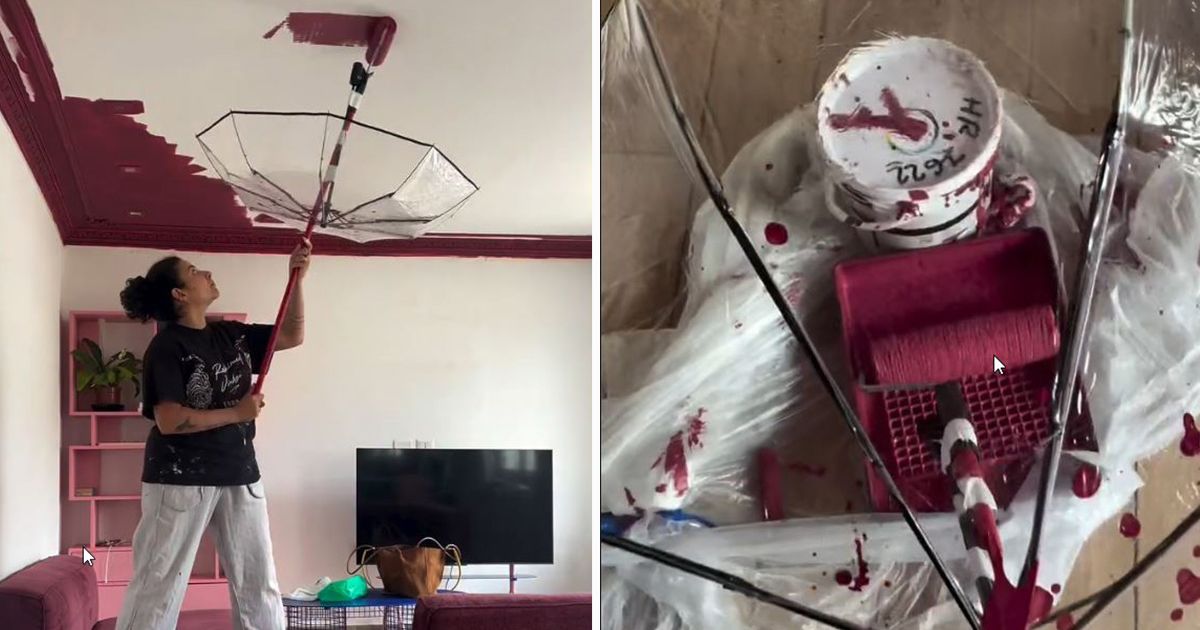 Trik za krečenje plafona koji štedi sate čišćenja: Video je zaludeo mreže, a posle njega kuća ostaje ČISTA