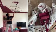 Trik za krečenje plafona koji štedi sate čišćenja: Video je zaludeo mreže, a posle njega kuća ostaje ČISTA