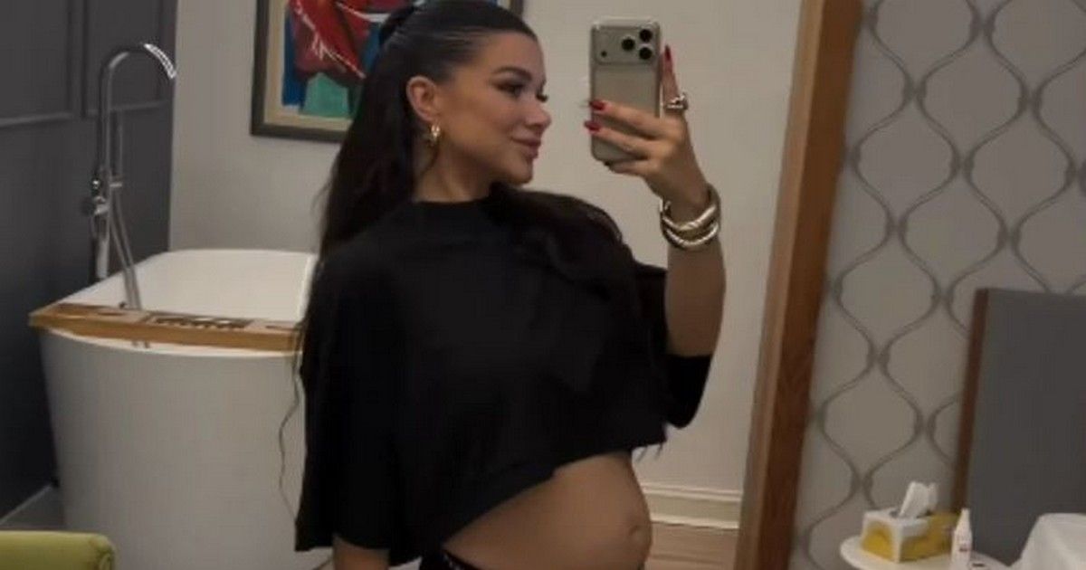 Radjen's Ex Shows Off Baby Bump: Glowing in Pregnancy and Posing in Front of the Mirror, Hiding New Boyfriend