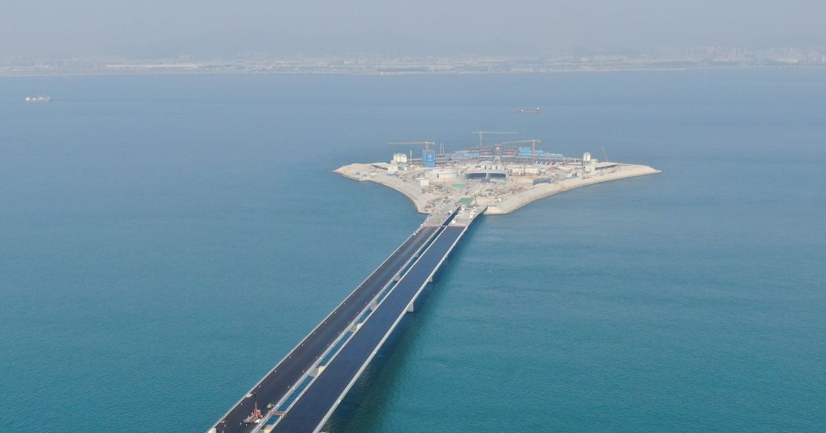This Bridge Costs $5 Billion and Looks Like Aliens Built It: It Disappears Under the Sea!