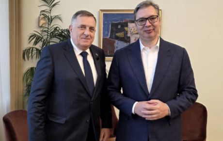 Aleksandar Vučić i Milorad Dodik