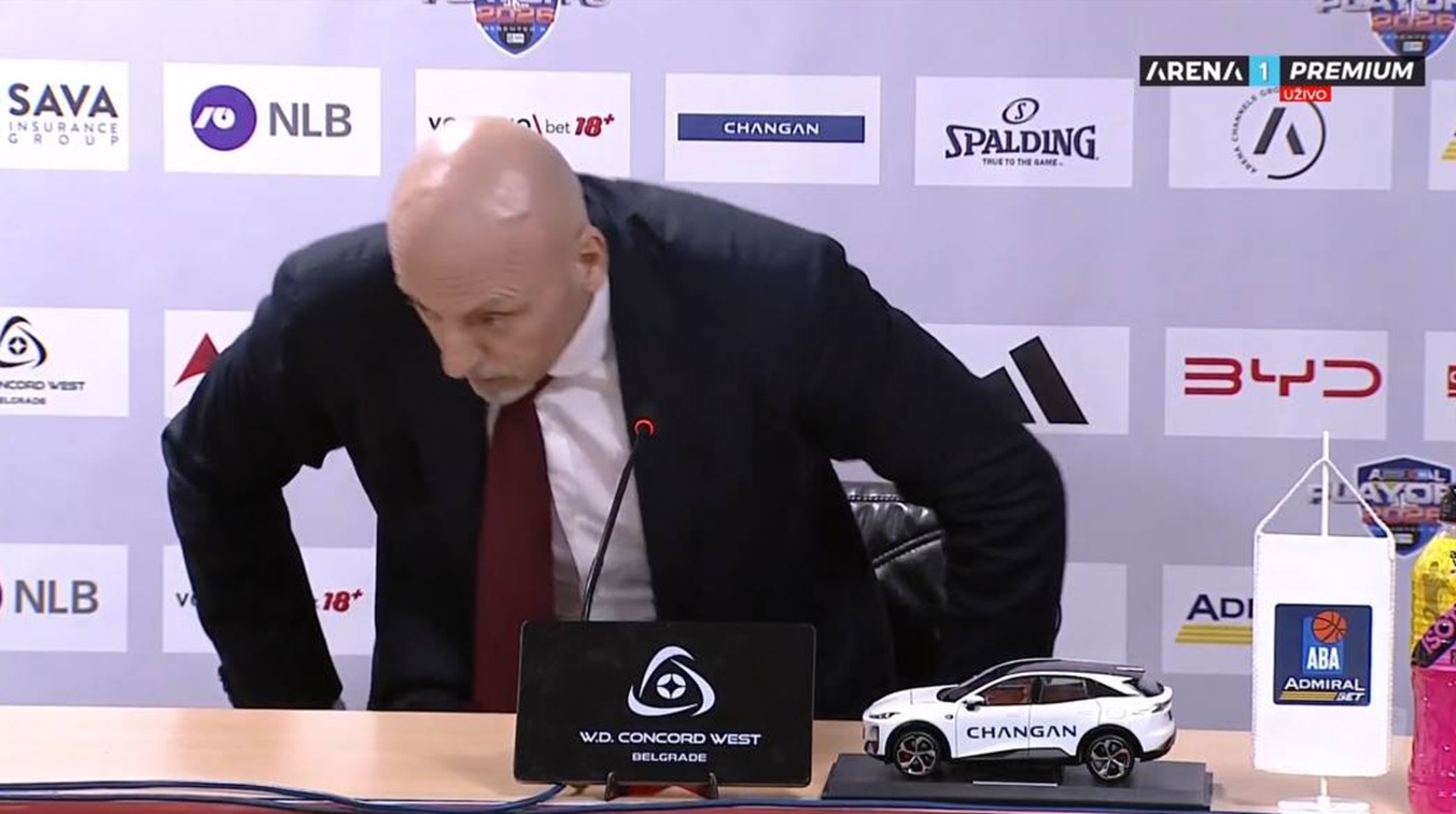 Sramna konferencija Saše Obradovića posle Partizana: Nije hteo pitanja, imao bednu poruku za novinare i otišao