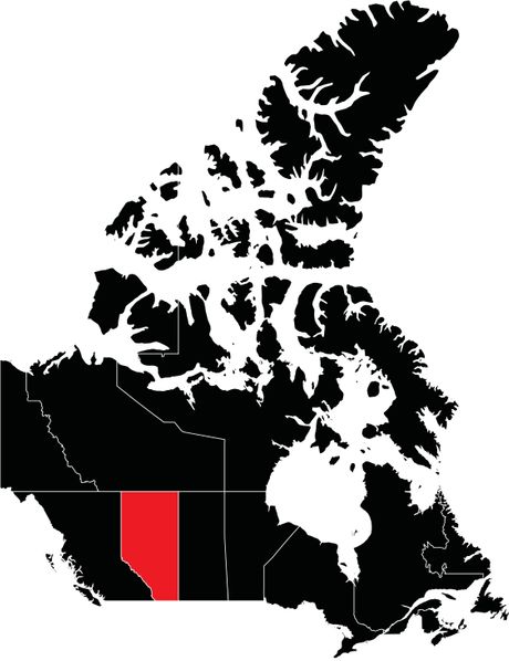 Kanada. Alberta