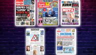 NASLOVNE STRANE SUTRAŠNJIH NOVINA: Prelistavanje štampe za nedelju, 24. maj 2026. godine