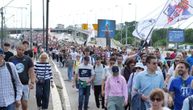 Na Trgu Slavija u Beogradu počeo protest studenata u blokadi