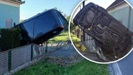 Nestvarna scena iz Hrvatske: Pogledajte gde je završio automobil nakon nesreće, vozač uspeo sam da izađe
