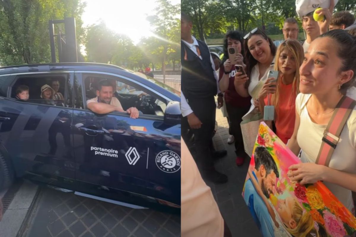 Novak Đoković došao na Rolan Garos, pa dobio prelep poklon: Oduševila se i ćerka Tara iz kola