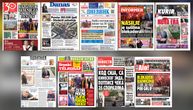 NASLOVNE STRANE SUTRAŠNJIH NOVINA: Prelistavanje štampe za ponedeljak, 25. maj 2026. godine